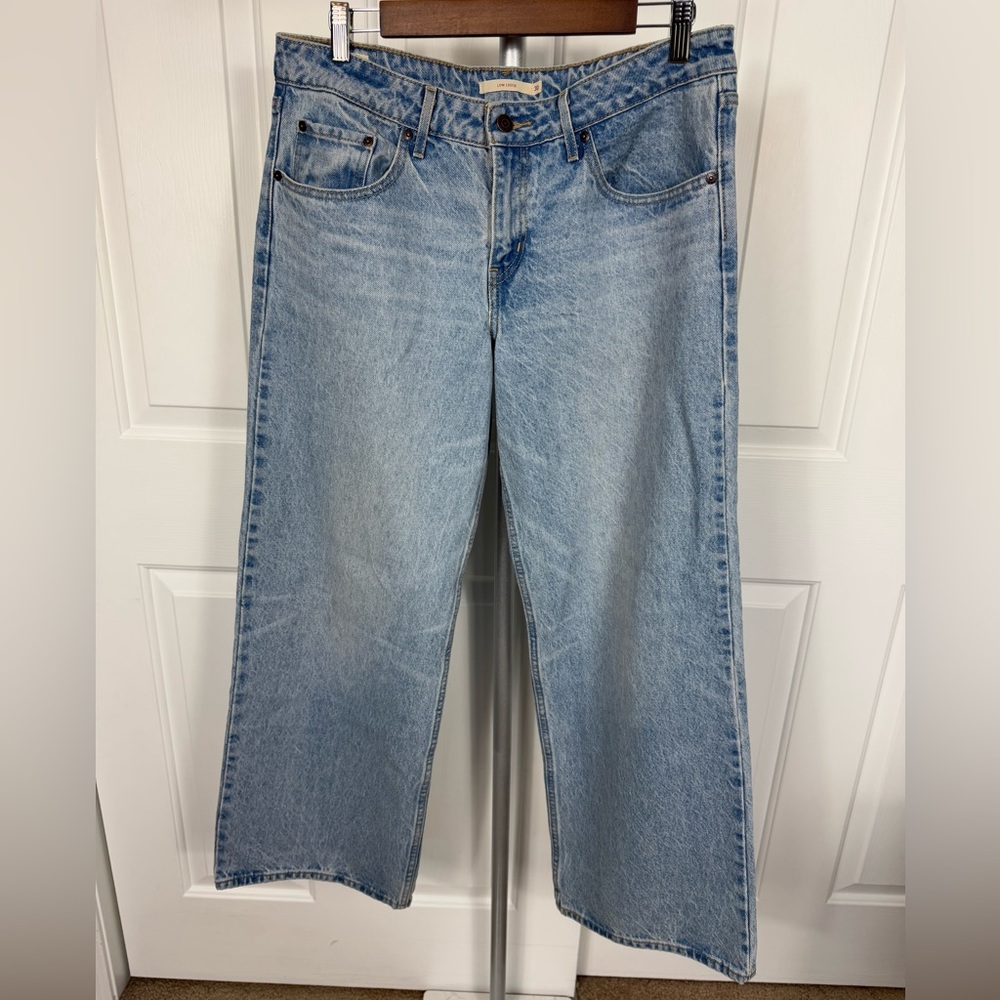 Levi's Premium Women's Low Loose Relaxed Straight Jeans Blue 30×30